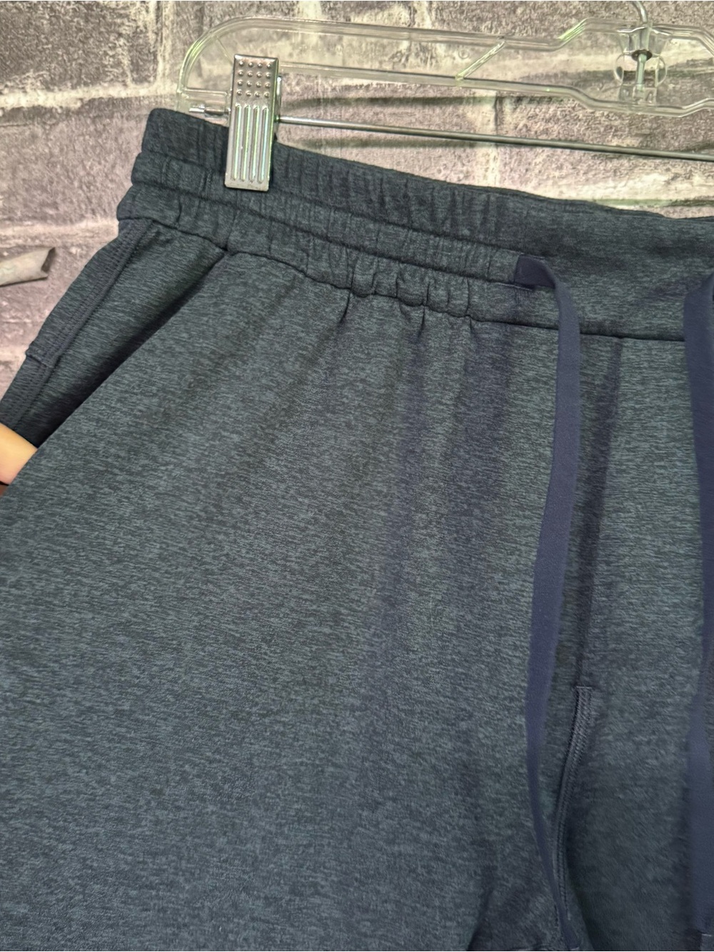 Lululemon soft jersey tapered pant Heathered blue - Picture 3 of 10